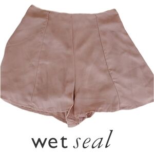 Wet Seal Pink Skort Shorts